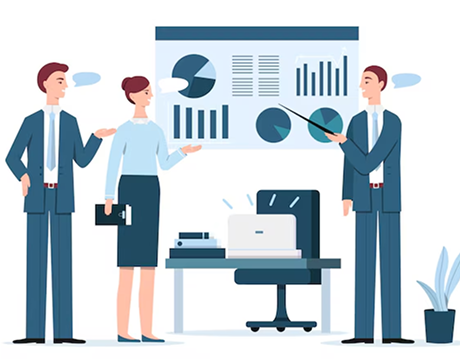 Professional business team collaboration